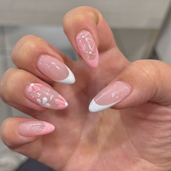 Luxury Nail Bar - GelX Pink Valentine Spring Set - Nail Salons Near Me - Corona, California Luxury Nail Bar - GelX Pink Valentine Spring Set - Nail Salons Near Me - Corona, California
