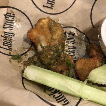 Lucky Slice Pizza - Logan - H.G.H wings (herb garlic honey) - Pizza Near Me - Logan, Utah