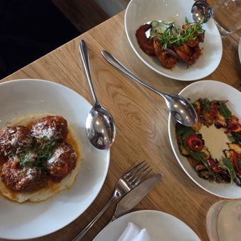 Atta Girl - Lamb meatballs, harissa shrimp and octopus - Mediterranean Near Me - Hermosa Beach, California