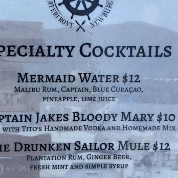 Captain Jake's - Mermaid water is the best compliment to my dinner! - Seafood Near Me - Newburgh, New York Captain Jake's - Mermaid water is the best compliment to my dinner! - Seafood Near Me - Newburgh, New York