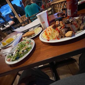 Jerusalem Restaurant - Meat Combo with Fatouch Salad and Sambusa - Middle Eastern Near Me - Denver, Colorado Jerusalem Restaurant - Meat Combo with Fatouch Salad and Sambusa - Middle Eastern Near Me - Denver, Colorado