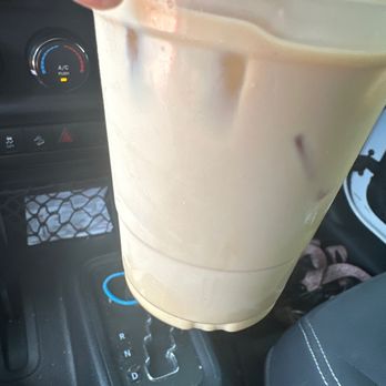 Logos Coffee - Ask for extra shot.  This is pretty milky for me.   Not much coffee flavor. - Coffee Roasteries Near Me - Salt Lake City, Utah