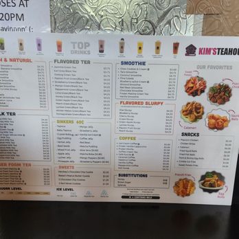 Kim's Tea House - Menu - Bubble Tea Near Me - Katy, Texas Kim's Tea House - Menu - Bubble Tea Near Me - Katy, Texas