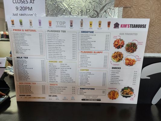 Menu photo 3 Kim's Tea House Katy, TX Menu photo 3 Kim's Tea House Katy, TX