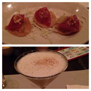 La Condesa - Pisco sour and tostadas de atún - Mexican Near Me - Austin, Texas