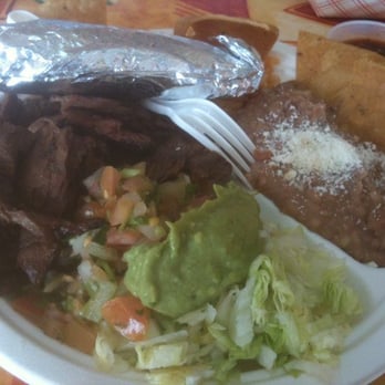 El Nopalito - Carne Asada dinner plate - Mexican Near Me - Encinitas, California