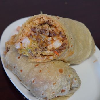 Chuy's Taco Shop - Surf n turf Cali burrito - Mexican Near Me - San Diego, California