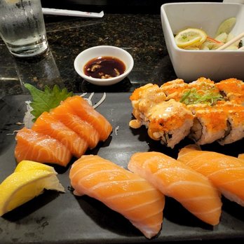 Ari Sushi - Salmon platter - Japanese Near Me - Celebration, Florida