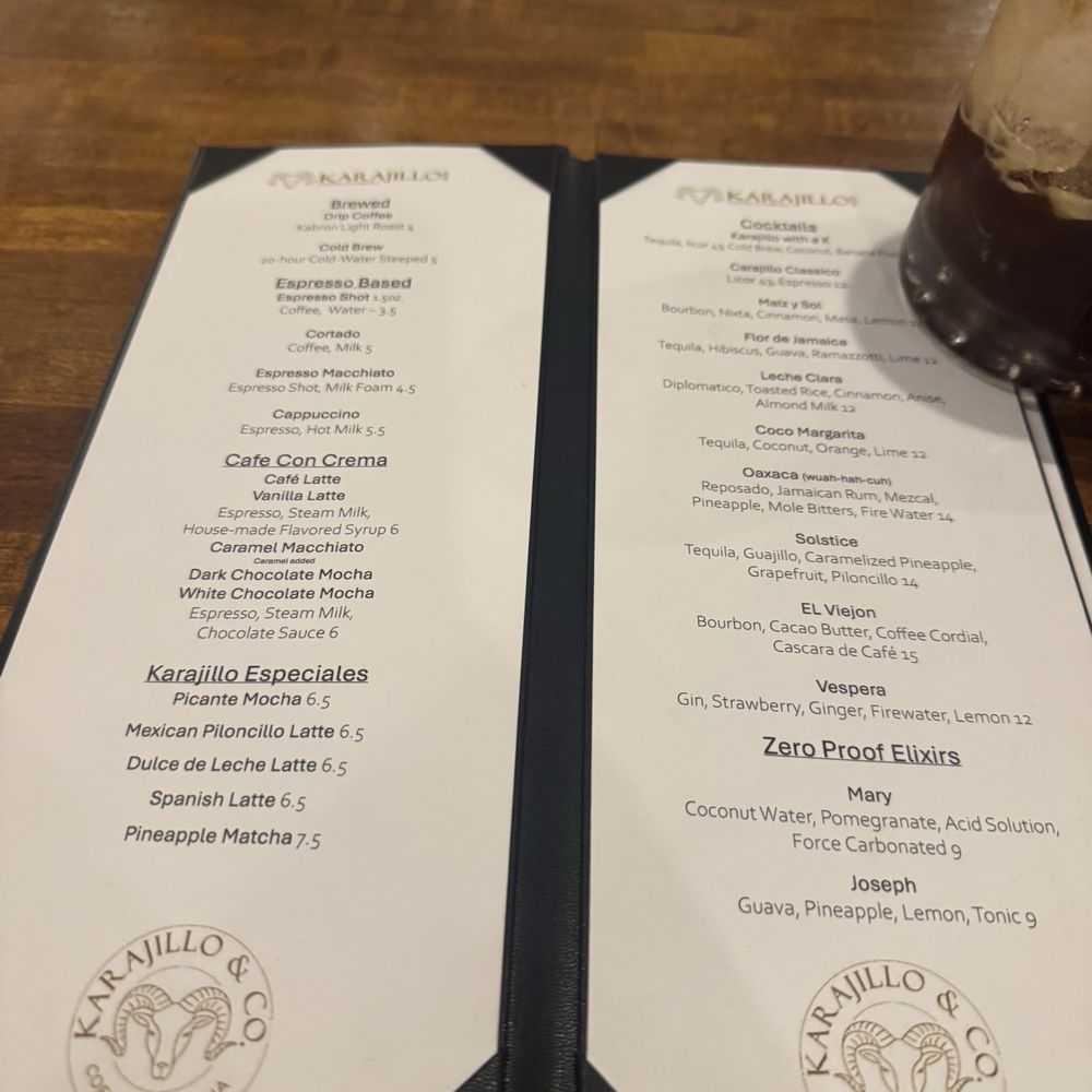 Karajillo & Co - Menu - Coffee & Tea Near Me - Reno, Nevada Karajillo & Co - Menu - Coffee & Tea Near Me - Reno, Nevada
