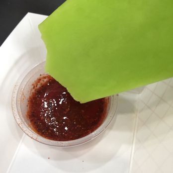 The Paleta Bar - Lime and dipping sauce - Desserts Near Me - Mesa, Arizona
