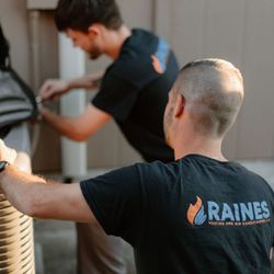 Raines Heating And Air Conditioning - Isaiah Raines interns under his dad, Bradley Raines. Father and Son duo!