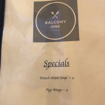 Balcony One - Menu - Cocktail Bars Near Me - Virgin, Utah