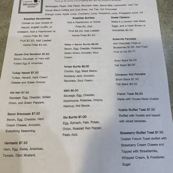 Square One Breakfast & Bakery - Menu - Bakeries Near Me - East Lansing, Michigan