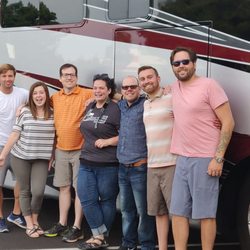 Cummins Sales and Service - Our crew (plus the photographer) for the drive. Thank you Cummings!