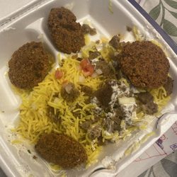 Pocono Grill & Gyro - Lamb and falafel!