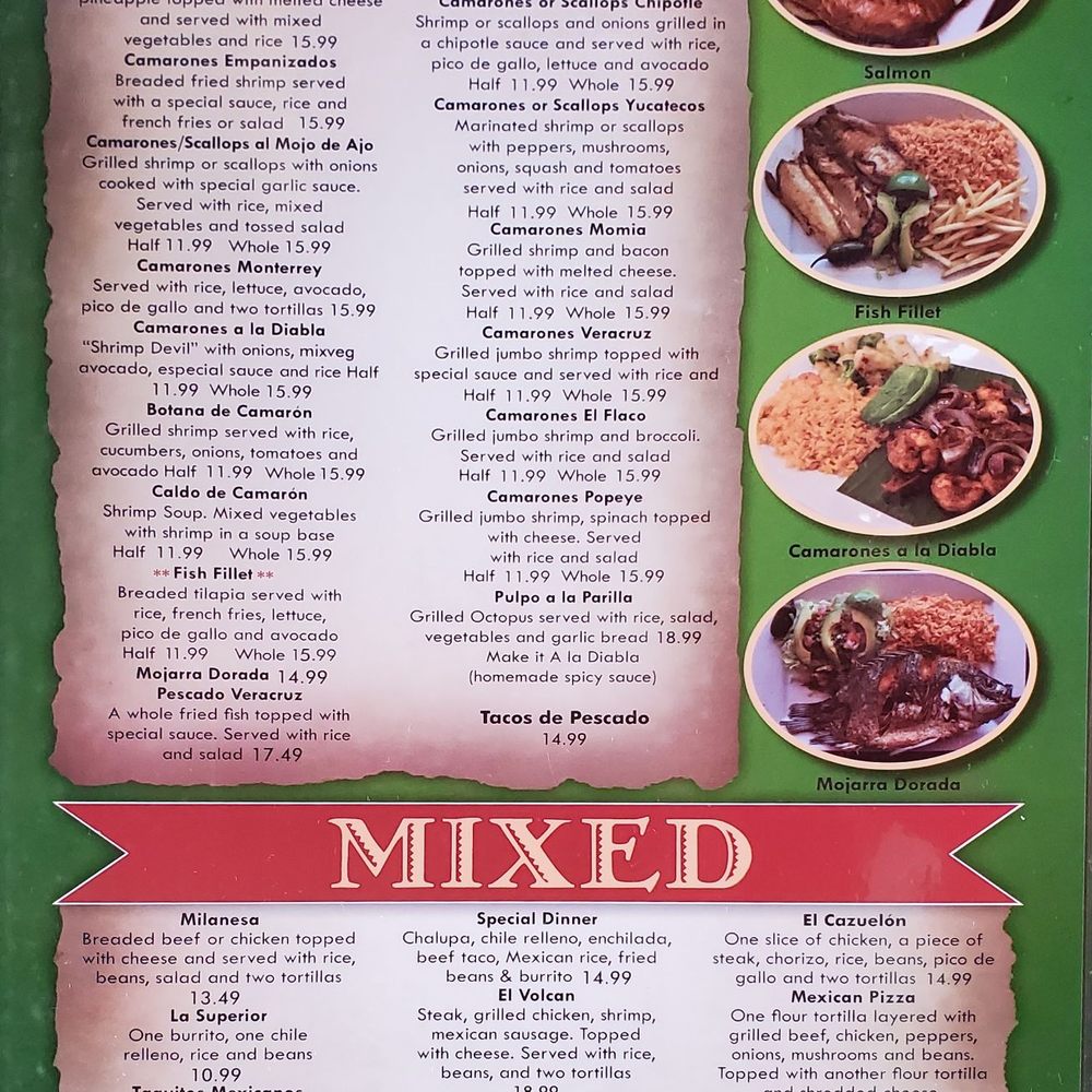 Monte De Ray - Menu - Mexican Near Me - Clemmons, North Carolina Monte De Ray - Menu - Mexican Near Me - Clemmons, North Carolina