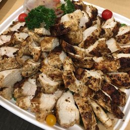 Fennel-pollen-rubbed Chicken breasts with peperonata Fennel-pollen-rubbed Chicken breasts with peperonata