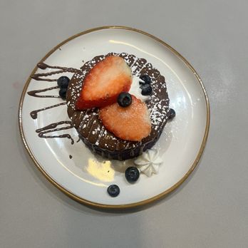 Cotton Cake Japanese Cheesecake - Ube cotton cake with strawberries - Bakeries Near Me - Troy, Michigan