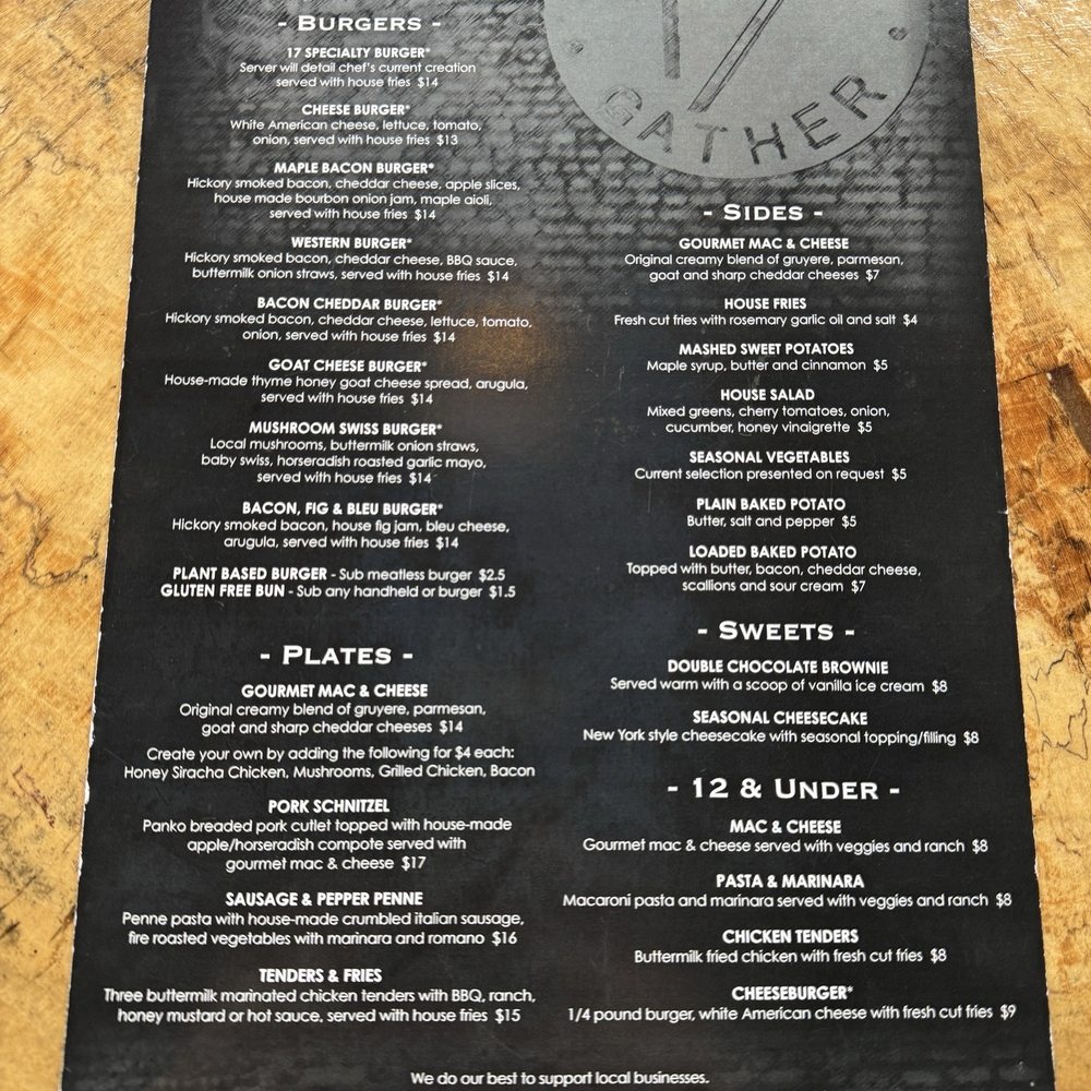 Menu Menu