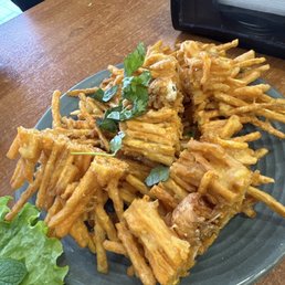 Shrimp & Sweet Potato Fritter
