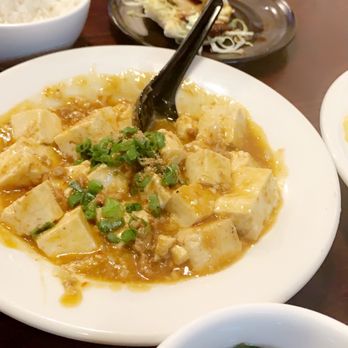 Aoki No Chuuka - Mapo tofu comes with rice and a soup - Ramen Near Me - Costa Mesa, California Aoki No Chuuka - Mapo tofu comes with rice and a soup - Ramen Near Me - Costa Mesa, California