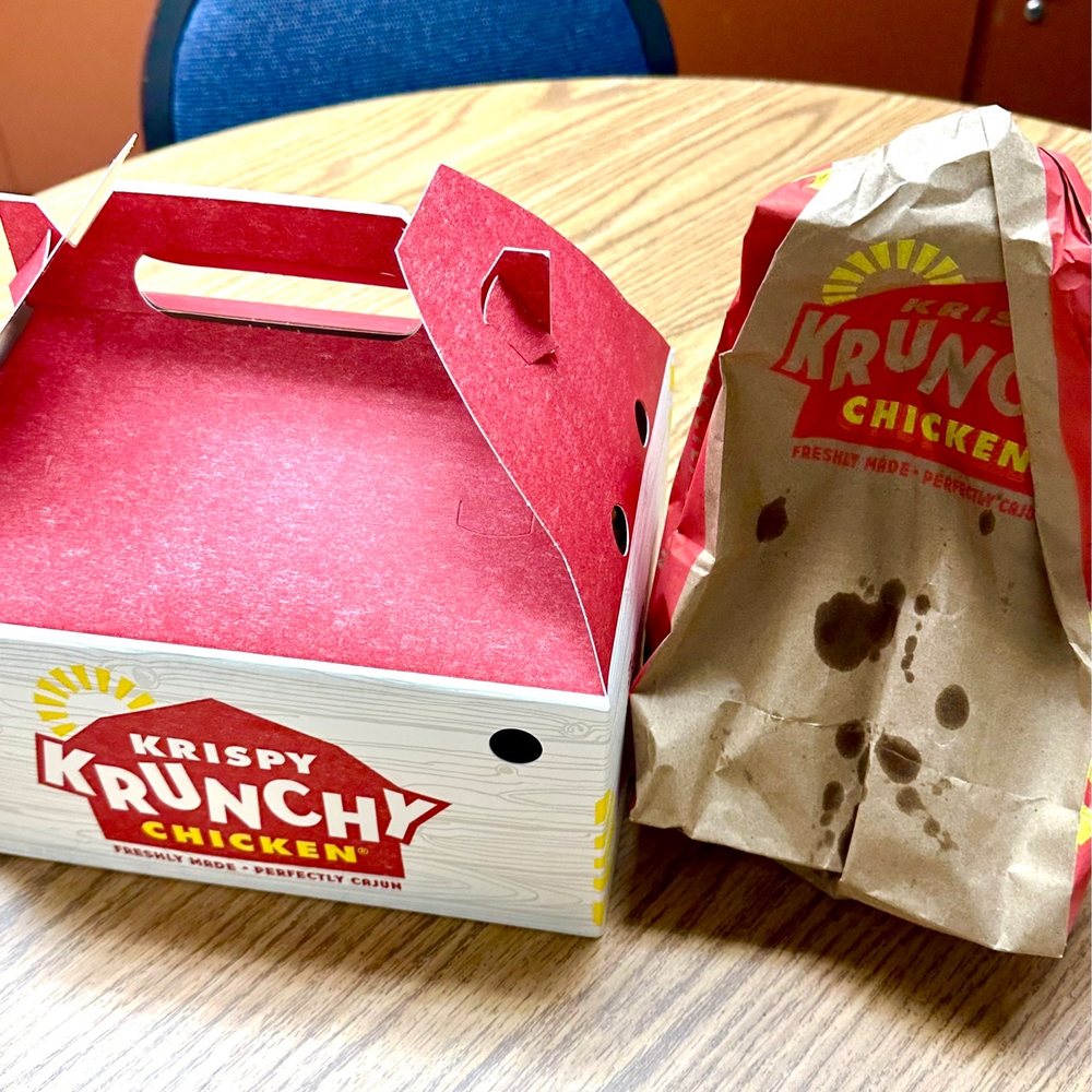 Krispy Crunch Chicken - a box of krispy kreme - Chicken Shop Near Me - DeLand, Florida