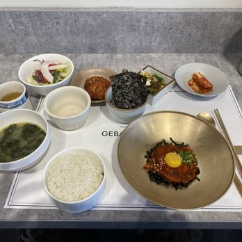 Gebang Sikdang - Spicy Crab Roe Bibimbap Set - Korean Near Me - Los Angeles, California Gebang Sikdang - Spicy Crab Roe Bibimbap Set - Korean Near Me - Los Angeles, California