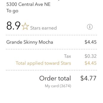 Starbucks - The store said they didn't receive the order. My app says it did ? - Coffee & Tea Near Me - Fridley, Minnesota