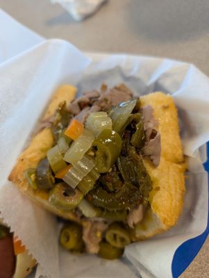 Chicago Style Beef and Dogs by null