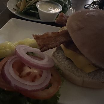 Pyramid 51 - Marriott burger with side salad - Bars Near Me - Albuquerque, New Mexico