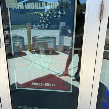 Salsa Limón - World Cup poster out front - Tacos Near Me - Fort Worth, Texas