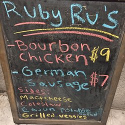 Ruby Ru's Street Eatery Food Truck - Menu for the day