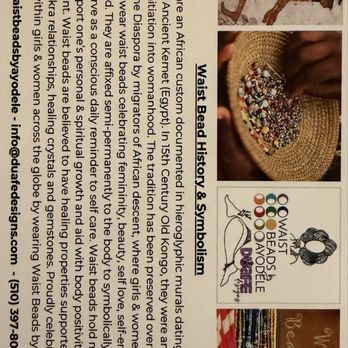 Duafe Designs - Waist Beads by Ayodele - Feminine symbolism of waist beads - Jewelry Near Me - Oakland, California Duafe Designs - Waist Beads by Ayodele - Feminine symbolism of waist beads - Jewelry Near Me - Oakland, California