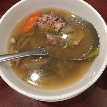 BBQ King - Simple Pork soup with root vegetables - house soup also part of the family meal for 4 - Barbeque Near Me - Las Vegas, Nevada BBQ King - Simple Pork soup with root vegetables - house soup also part of the family meal for 4 - Barbeque Near Me - Las Vegas, Nevada