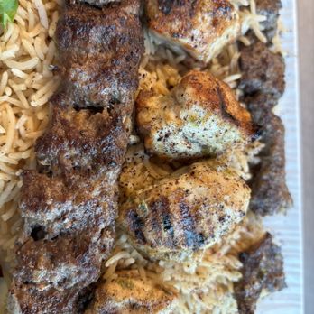 Maimana Naan & Kabab - Super tasty mixed grill with three types of meat, salad, rice and naan. - Afghan Near Me - Ajax, Ontario Maimana Naan & Kabab - Super tasty mixed grill with three types of meat, salad, rice and naan. - Afghan Near Me - Ajax, Ontario