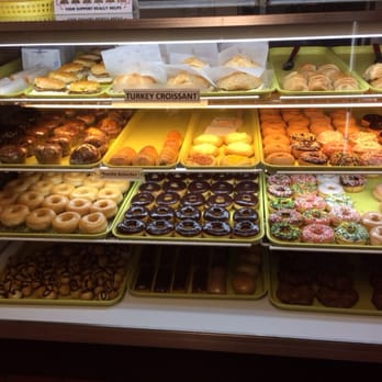 Dublin Donuts - a variety of doughnuts in a display case - Donuts Near Me - Dublin, Texas