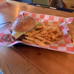 White Birch Golf Course - Cheeseburger with fries