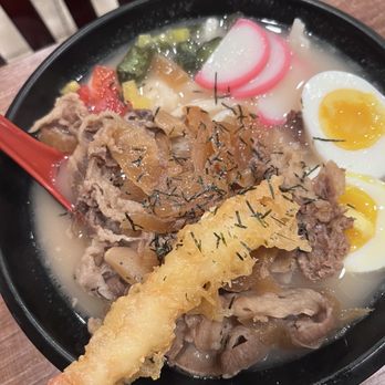 Bashamichi Sushi and Bar - Beef udon - just okay - Japanese Near Me - Millbrae, California Bashamichi Sushi and Bar - Beef udon - just okay - Japanese Near Me - Millbrae, California