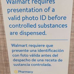 Walmart Pharmacy - Signage