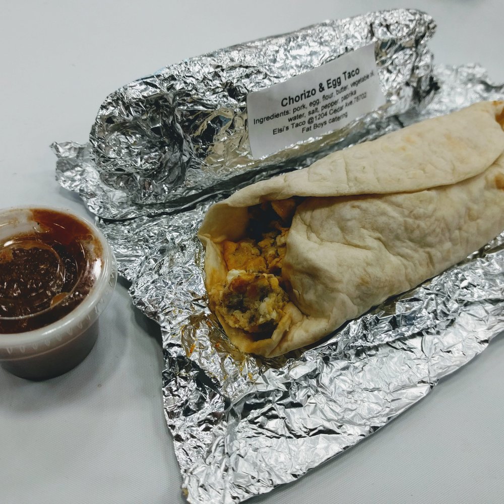 Chorizo & Egg Tacos from La Peña Chorizo & Egg Tacos from La Peña