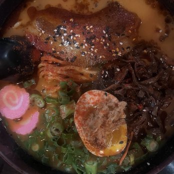 Kaedama - This one was mine and it was fiire! This ones called hot babe - Ramen Near Me - El Paso, Texas