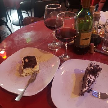 Villa Napoli - Tiramisu and Chocolate Mousse cake were on point! - Italian Near Me - Turlock, California Villa Napoli - Tiramisu and Chocolate Mousse cake were on point! - Italian Near Me - Turlock, California