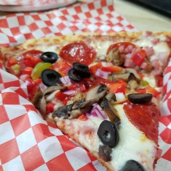 Brick Shack Pizza - Slice with everything - Pizza Near Me - Rancho Cucamonga, California