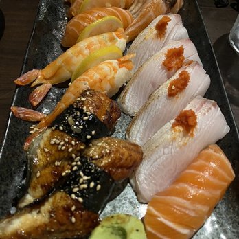 Ryoko's - Our fav slices of Nigiri: Sake, Unagi, Ebi, Hamachi, Hamachi Toro - Sushi Bars Near Me - San Francisco, California Ryoko's - Our fav slices of Nigiri: Sake, Unagi, Ebi, Hamachi, Hamachi Toro - Sushi Bars Near Me - San Francisco, California