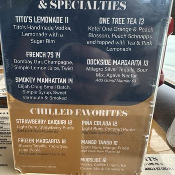 Backwaters on Sand Key - Menu - Seafood Near Me - Clearwater Beach, Florida