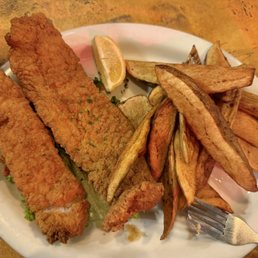 Best fried catfish and fries on the planet. Best fried catfish and fries on the planet.