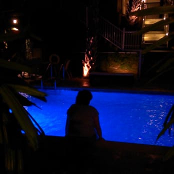 Truman Hotel - The pool all lit up at nice. Very beautiful set up. - Hotels Near Me - Key West, Florida
