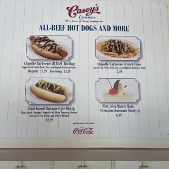 Casey's Corner - Menu - Hot Dogs Near Me - Orlando, Florida