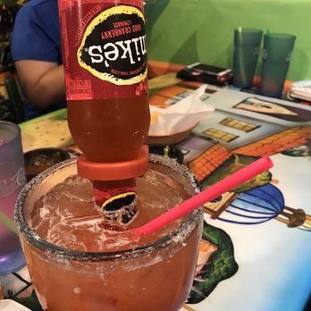 El Tapatio - Pink lady Margarita .. it's huge but yummy - Mexican Near Me - Page, Arizona