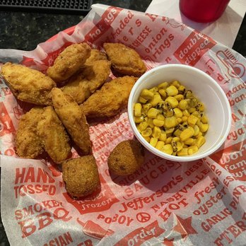 Jefferson's - Fish, hush puppies and roasted corn - New American Near Me - Ringgold, Georgia